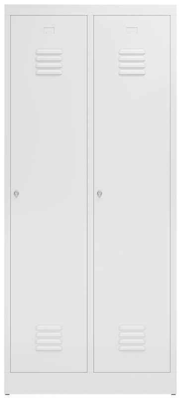 2er Spind 400 mm pro Abteil mit zwei Türen