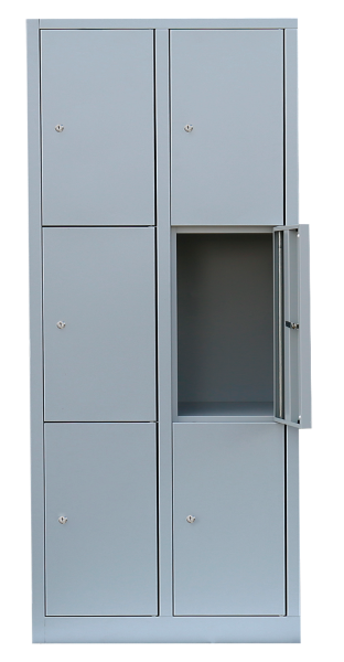 6-Door Bodenschrank Metallschränke Schließfach Schlafzimmer Badezimmermöbel C6Z0 