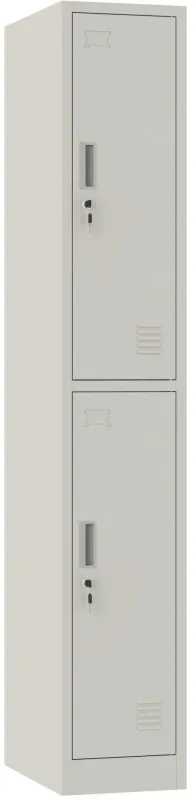 Metal cabinet, disassembled - with 2 doors, one above the other